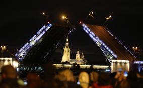 Дворцовый мост украсят лазерные проекции портретов Петра I, Корнея Чуковского и Константина Паустовского