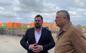 Губернатор Ленобласти посетил с рабочим визитом промышленную территорию Уткина Заводь