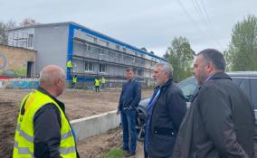 В Усть-Луге проконтролировали ремонт здания для нового отделения полиции