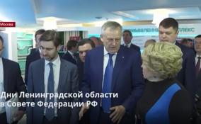 В Совете Федерации с отчётом выступил губернатор
Ленобласти Александр Дрозденко
