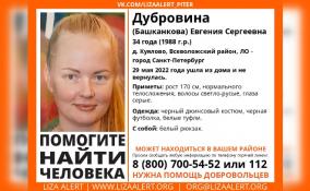 Во Всеволожском районе и в Петербурге разыскивают 34-летнюю Евгению Дубровину