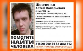 В Гатчинском районе пропал 31-летний Артем Шевченко