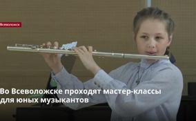 Во Всеволожске проходят мастер-классы для юных музыкантов