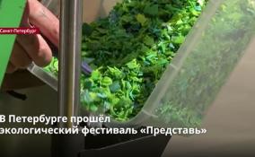 В Петербурге прошёл
экологический фестиваль «Представь»