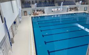 В Гатчине торжественно открыли новый трехэтажный плавательный комплекс