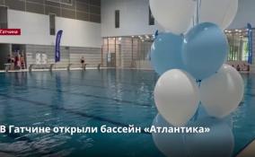 В Гатчине на улице Генерала Кныша открыли бассейн «Атлантика»
