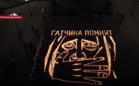 Жители Гатчинского района присоединились к международной акции
«Огненные картины войны»