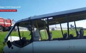 Междугородний автобус столкнулся с маршруткой в деревне Глухово
Ломоносовского района