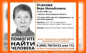 В Волхове разыскивают 76-летнюю женщину, которая могла потерять память