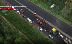 Дорожники Ленобласти закончили ремонт Колтушского
шоссе