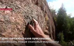 Туристов-скалолазов приглашают опробовать новые скальные
маршруты