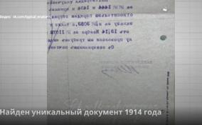 В Енакиево найден и опубликован исторический документ от 18 ноября
1914 года