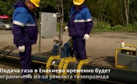 Подача газа в Енакиево временно будет
ограничена из-за ремонта газопровода