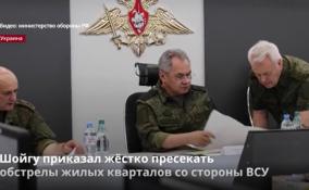 Сергей Шойгу призвал жестко пресекать обстрелы населенных пунктов
Донбасса