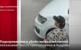 Подозреваемая в убийстве возлюбленной
показала место преступления в Кудрово