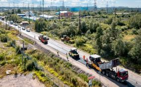 Дорожный комитет Ленобласти рассказал о ходе ремонта трассы от Кудрово до Колтушей
