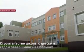 Строительство школы завершилось в посёлке Осельки Всеволожского
района