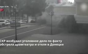 СКР возбудил уголовное дело по факту обстрела драмтеатра и отеля в Донецке