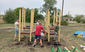 Волховский район Ленобласти отправил стройматериалы для обновления школы в посёлке Ольховатка