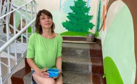 Петербургская художница украсила детское отделение противотуберкулезного диспансера