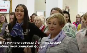 В Гатчине впервые стартовал Ленинградский областной женский
форум