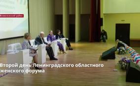 Второй день Ленинградского областного женского форума