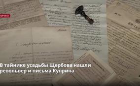 В тайнике усадьбы Щербова нашли револьвер и письма Куприна