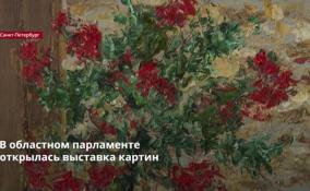 В областном парламенте
открылась выставка картин