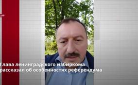 Глава избирательной комиссии Ленобласти Михаил
Лебединский дал эксклюзивное интервью ЛенТВ24