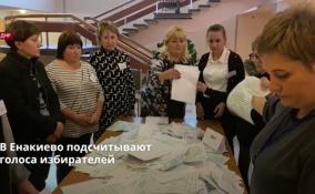 В Енакиево подсчитывают
голоса избирателей