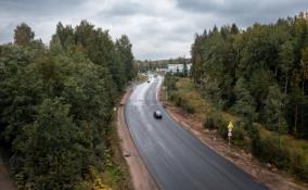 Завершается ремонт Выборгского шоссе от Сертолово