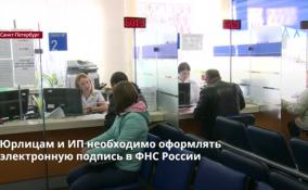 Юрлицам и ИП необходимо оформлять электронную подпись в
ФНС России