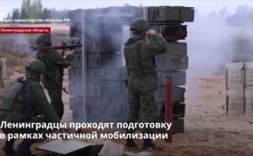 Ленинградцы проходят подготовку
в рамках частичной мобилизации