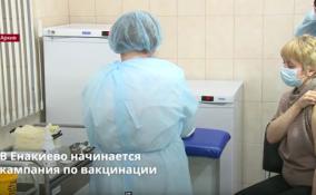 В Енакиево продолжается вакцинация от гриппа и COVID-19