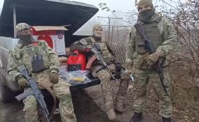 Бойцы народной милиции ЛНР поблагодарили жителей Ленобласти за оказанную помощь