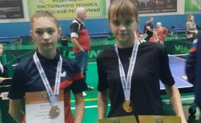 Теннисистки из Ленобласти заняли призовые места на первенстве России