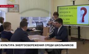 Культура энергосбережения распространяется среди школьников Ленобласти