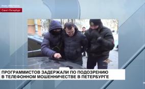 Подозреваемых в международном мошенничестве программистов
задержали в Петербурге