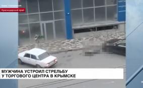Неизвестный открыл стрельбу у торгового центра в Крымске