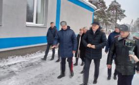 Губернатор Ленобласти осмотрел реконструированное здание полиции в Усть-Луге