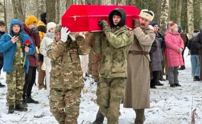 На мемориале "Синявинские высоты" захоронили останки 145 красноармейцев