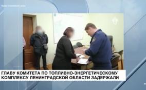 В Ленобласти задержан
председатель комитета по топливно-энергетическому комплексу