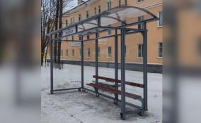 В Волхове установили две новые автобусные остановки